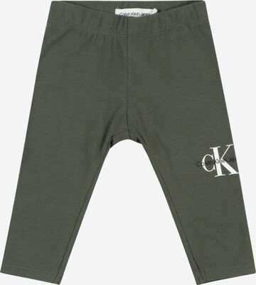 Leggings Calvin Klein Jeans en vert : devant