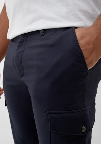 Regular Pantalon cargo s.Oliver en bleu