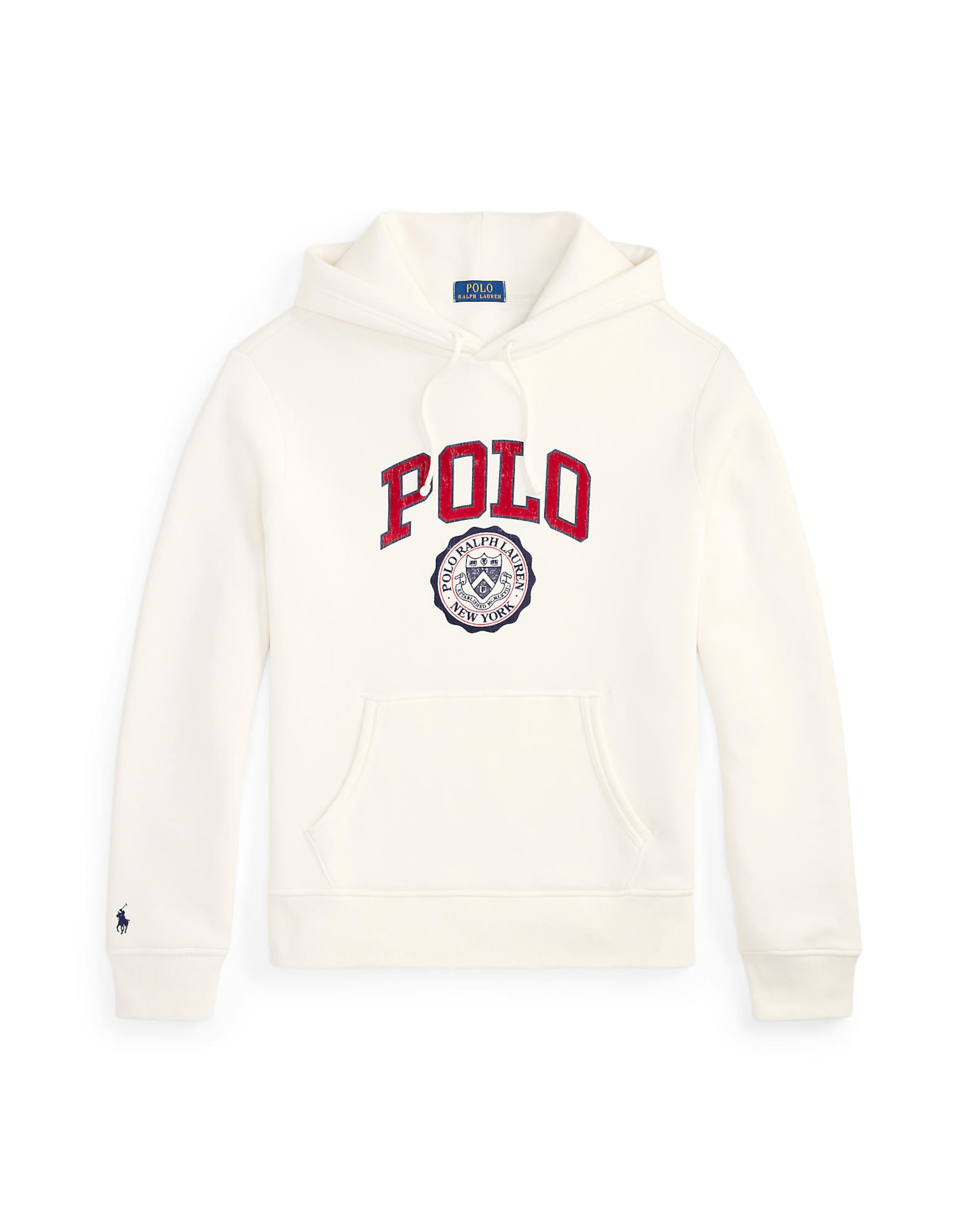 Polo Ralph Lauren Sweatshirt 'SEASONAL FLEECE' i hvid: forside