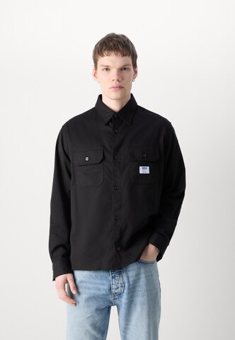 HUGO Regular fit Button Up Shirt 'Ekynone' in Black: front