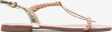 Kazar Sandalen met riem in Goud