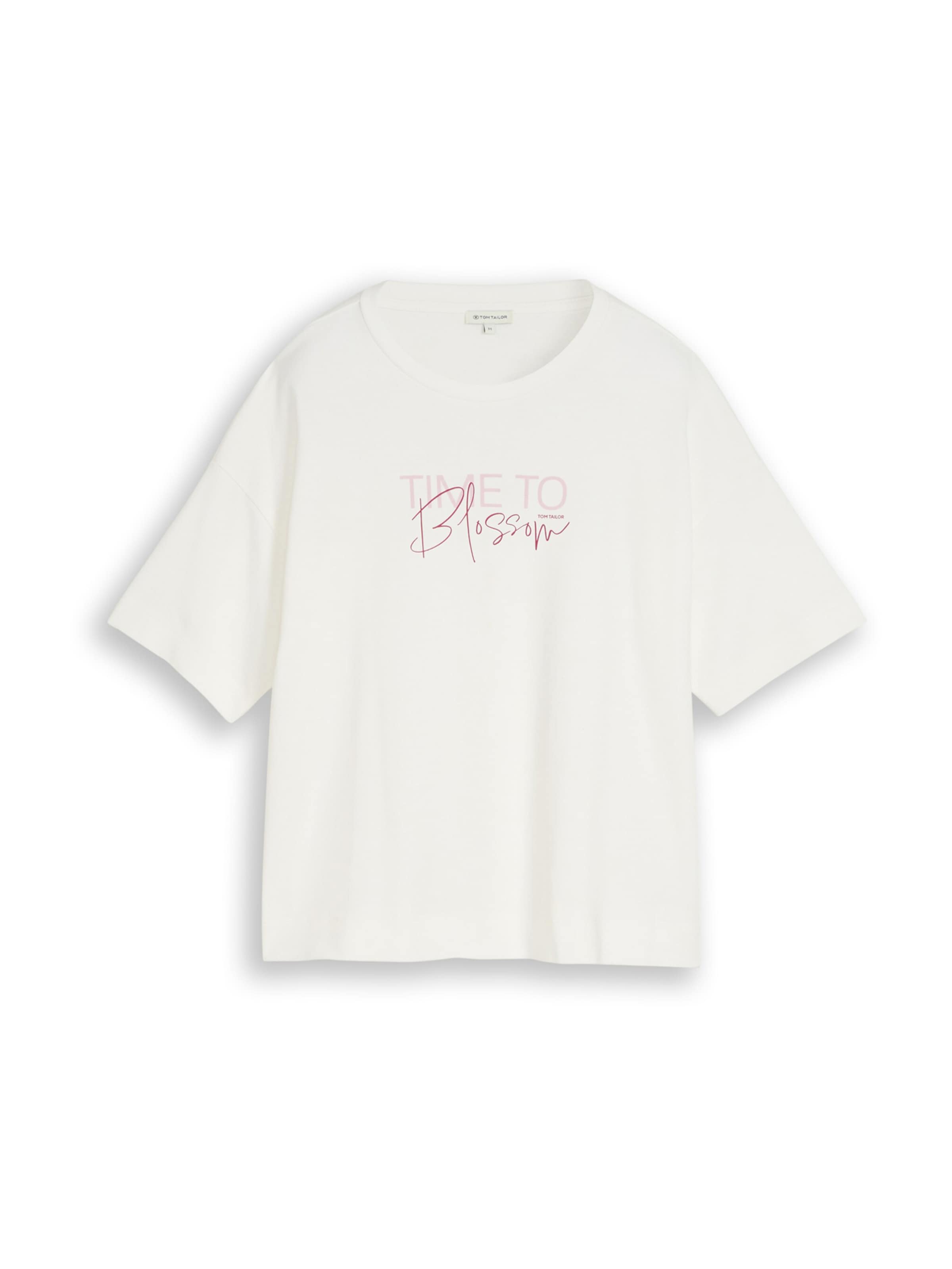 TOM TAILOR Футболка в Белый: спереди