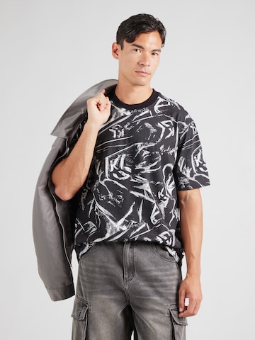 KARL LAGERFELD JEANS Футболка в Черный: спереди