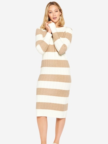 LolaLiza Knit dress in Beige