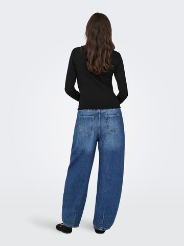 ONLY Shirt in Schwarz