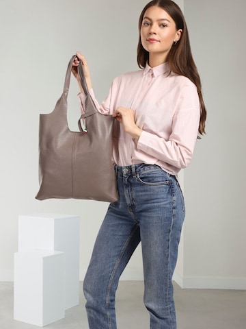 Florence Shopper in Grey: front