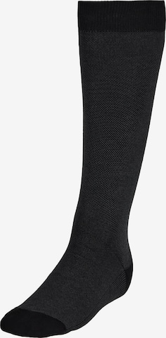 Calzino di Boggi Milano in nero: frontale