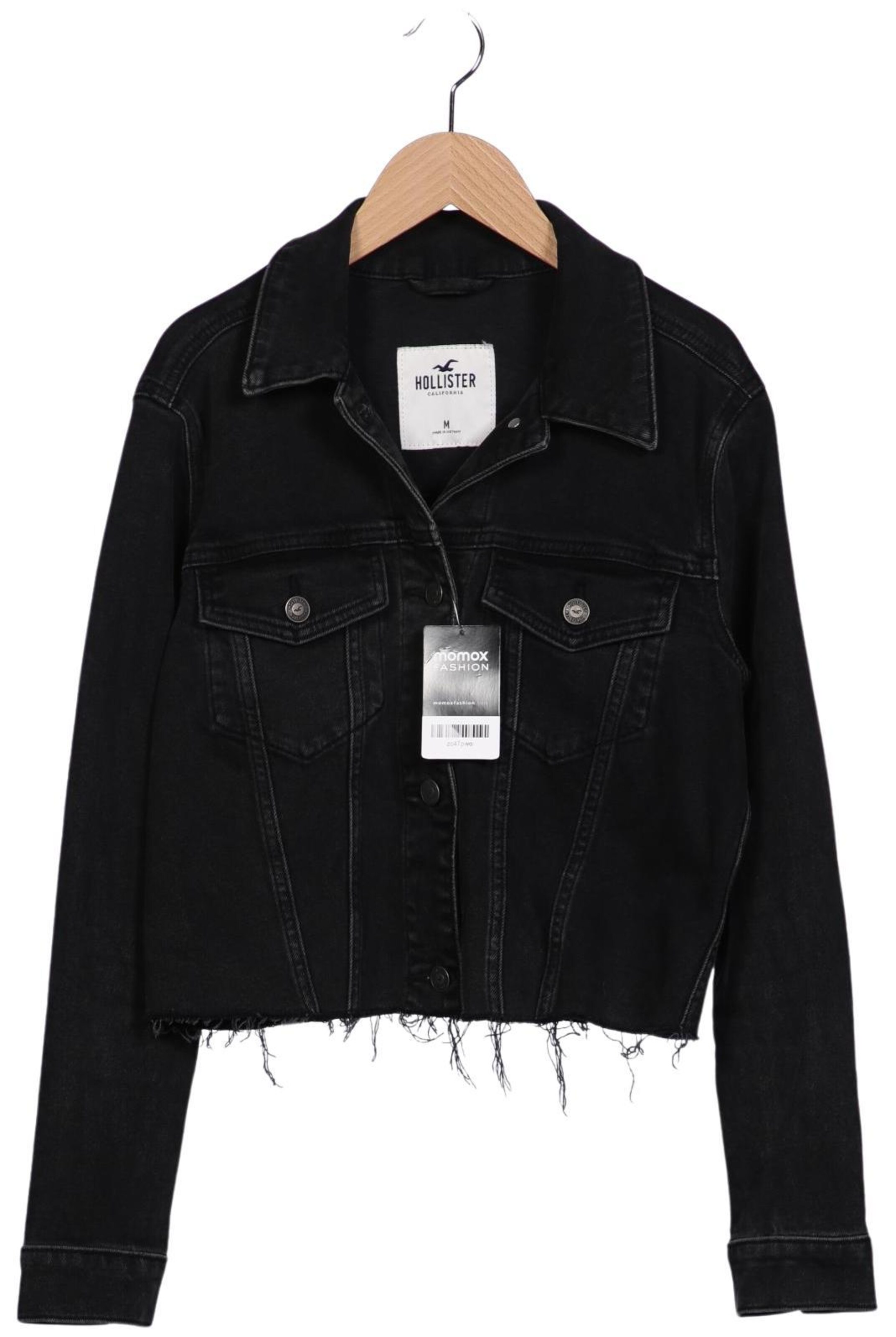 HOLLISTER Jacket & Coat in M in Black: front