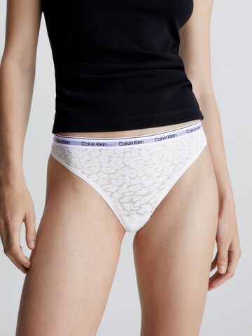 balta Calvin Klein Underwear Siaurikės: priekis