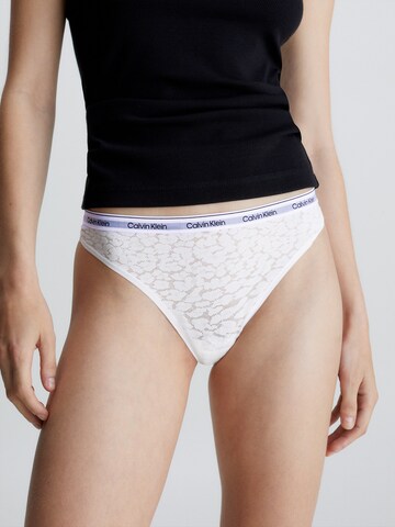 Calvin Klein Underwear Tanga em Branco