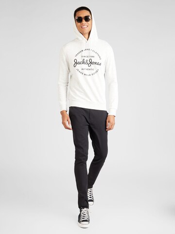 JACK & JONES Sweatshirt 'FOREST' in Weiß