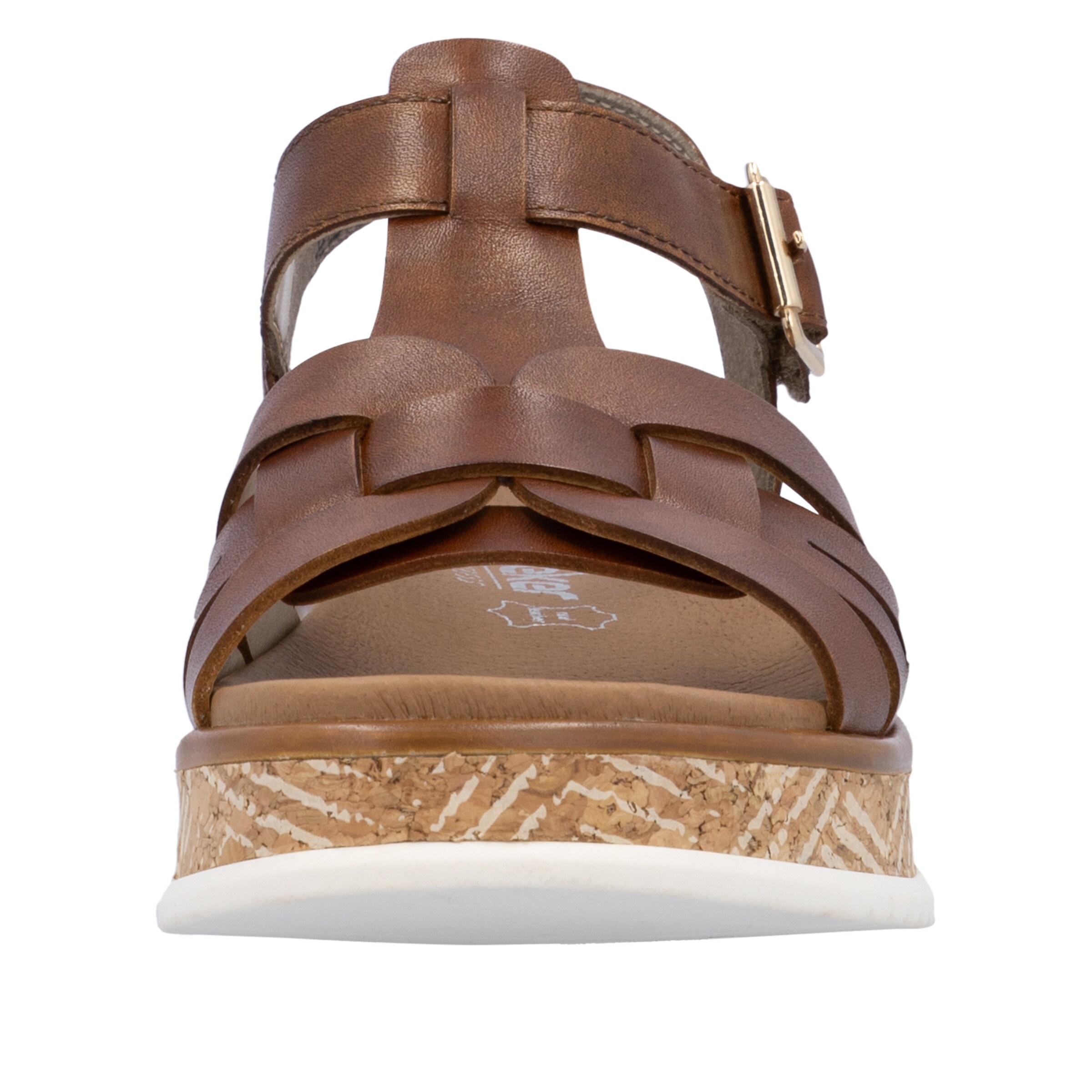 Rieker Strap Sandals in Brown