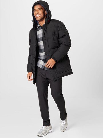 TOMMY HILFIGER Winter jacket 'Rockie' in Black