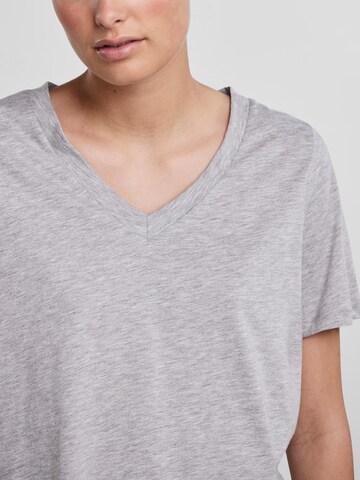 T-shirt 'Ria' PIECES en gris