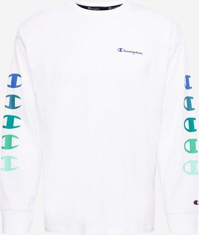 Champion Authentic Athletic Apparel Shirt in Blue / Emerald / Mint / Grass green / White, Item view