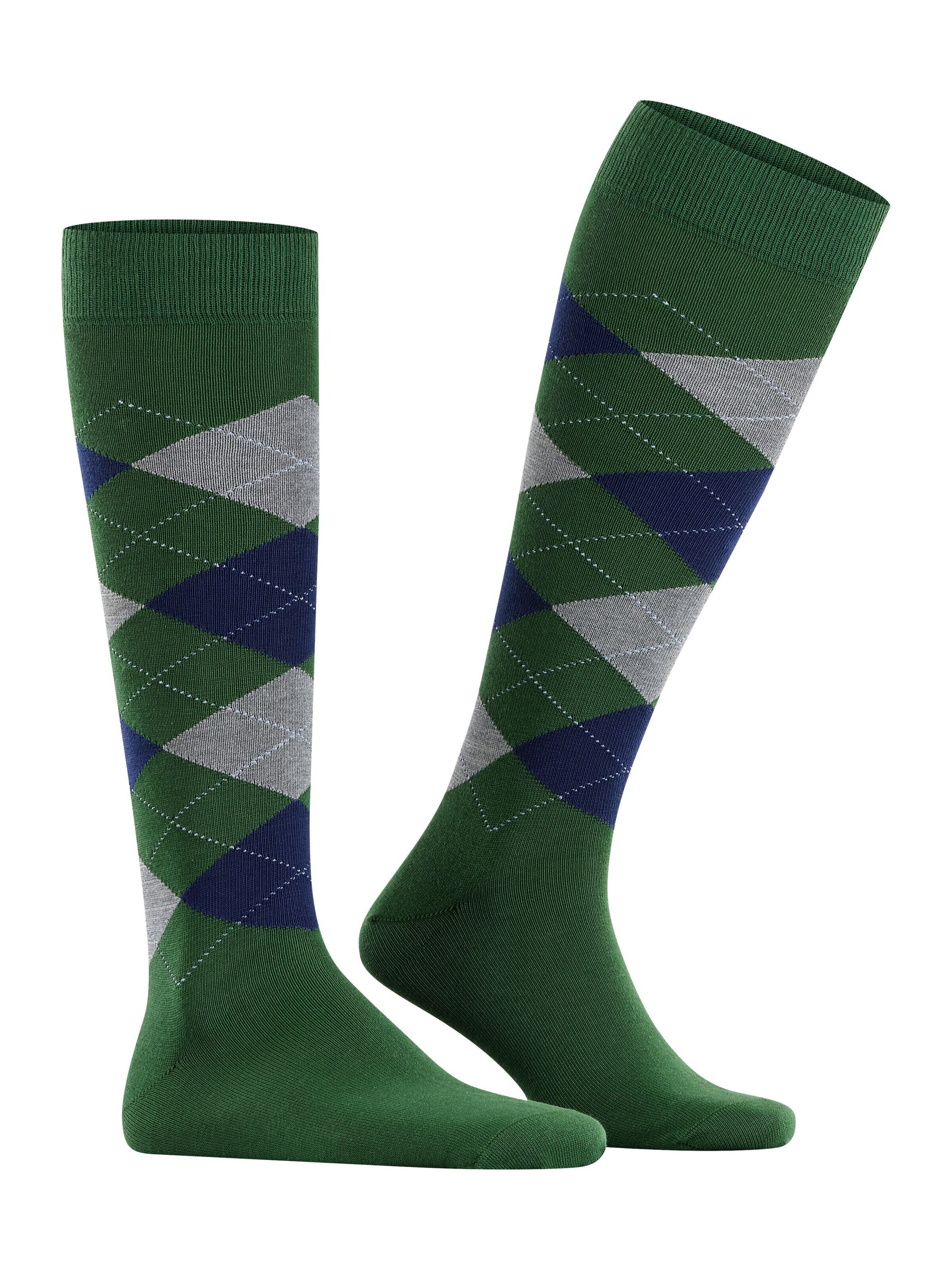 BURLINGTON Knee High Socks 'King' in Green