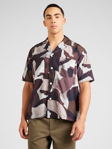 Regular fit Camicia 'Mads' di NORSE PROJECTS in marrone: frontale