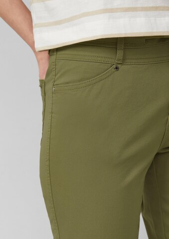 Coupe slim Pantalon s.Oliver en vert