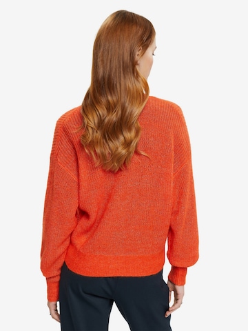 ESPRIT Gebreid vest in Oranje