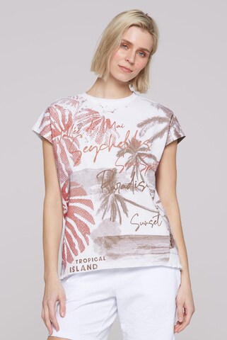 Soccx Sweatshirt in White: front