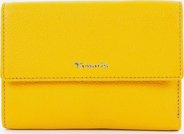 TAMARIS Wallet 'Amanda' in Yellow: front