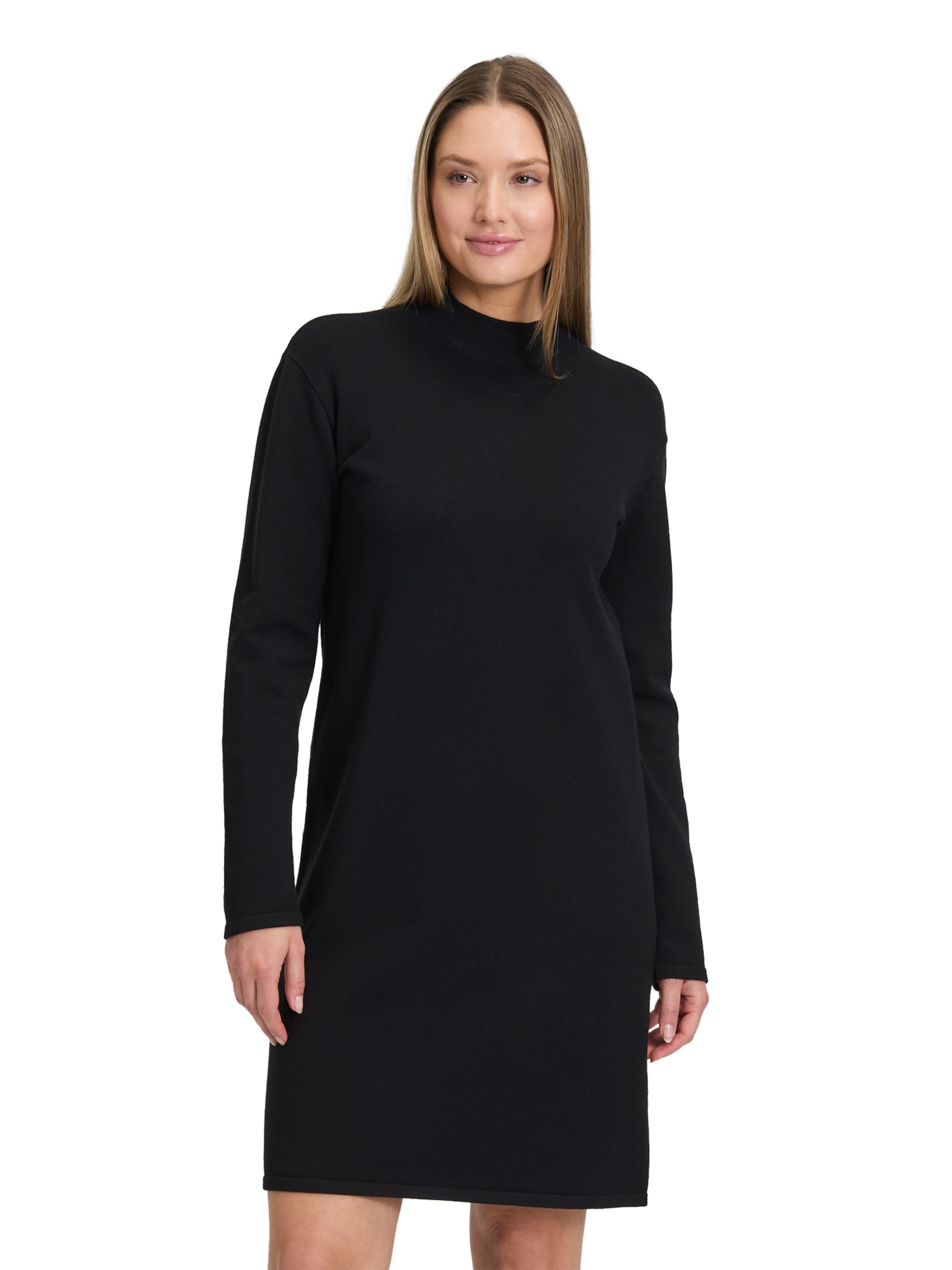 Robes en maille Betty Barclay en noir : devant