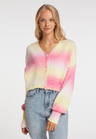 MYMO Knit Cardigan in Mixed colors: front