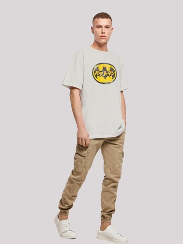 T-Shirt 'DC Comics Batman Japanese Logo Yellow' F4NT4STIC en gris