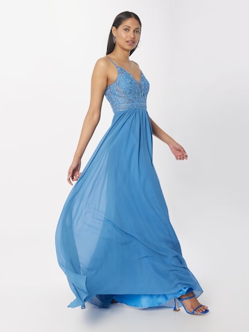 Robe de soirée LUXUAR en bleu