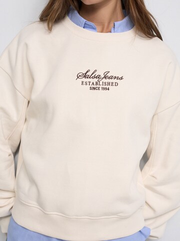 Salsa Jeans Sweatshirt in Beige
