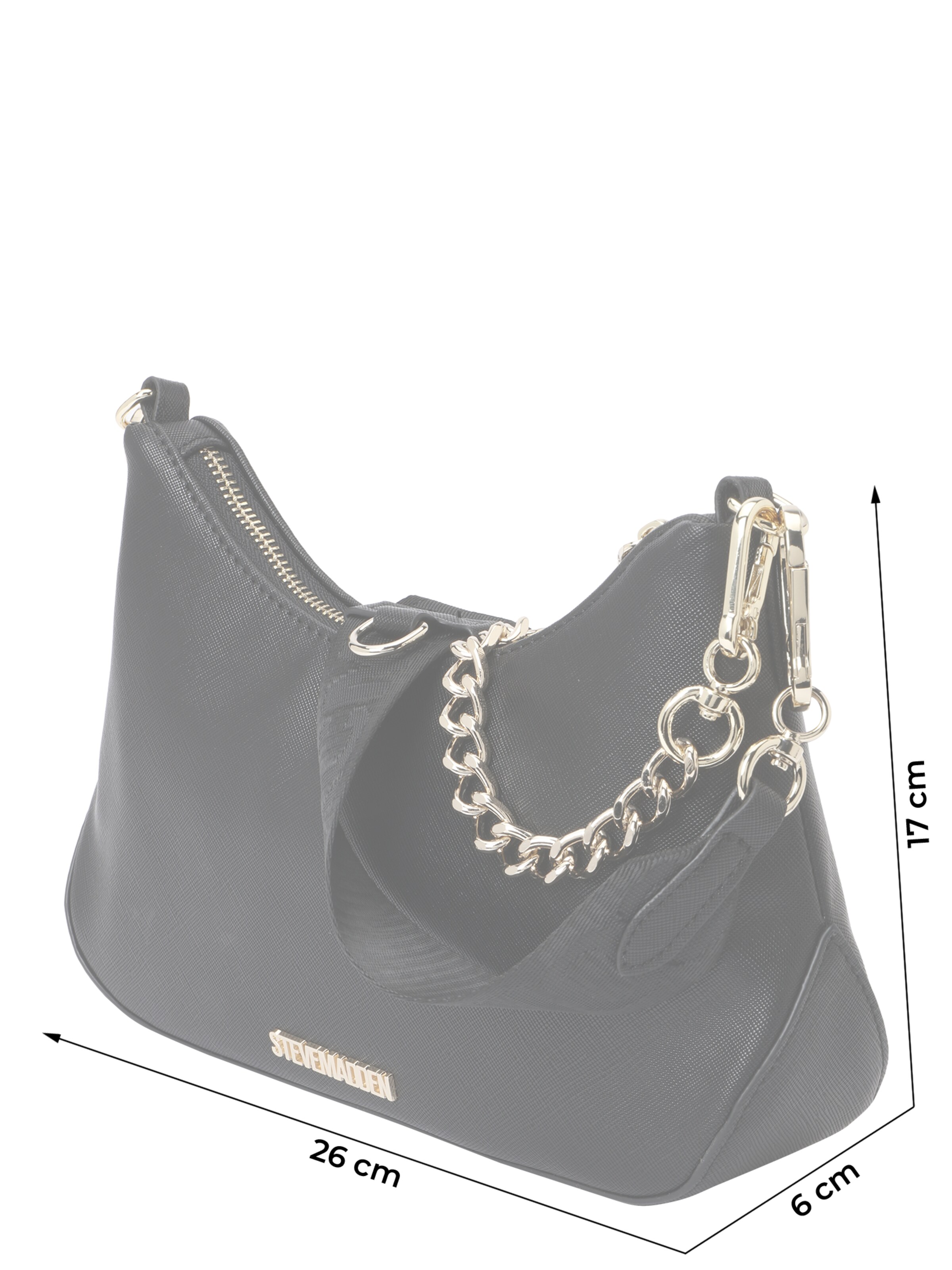 STEVE MADDEN Shoulder bag 'Bsin' in Black