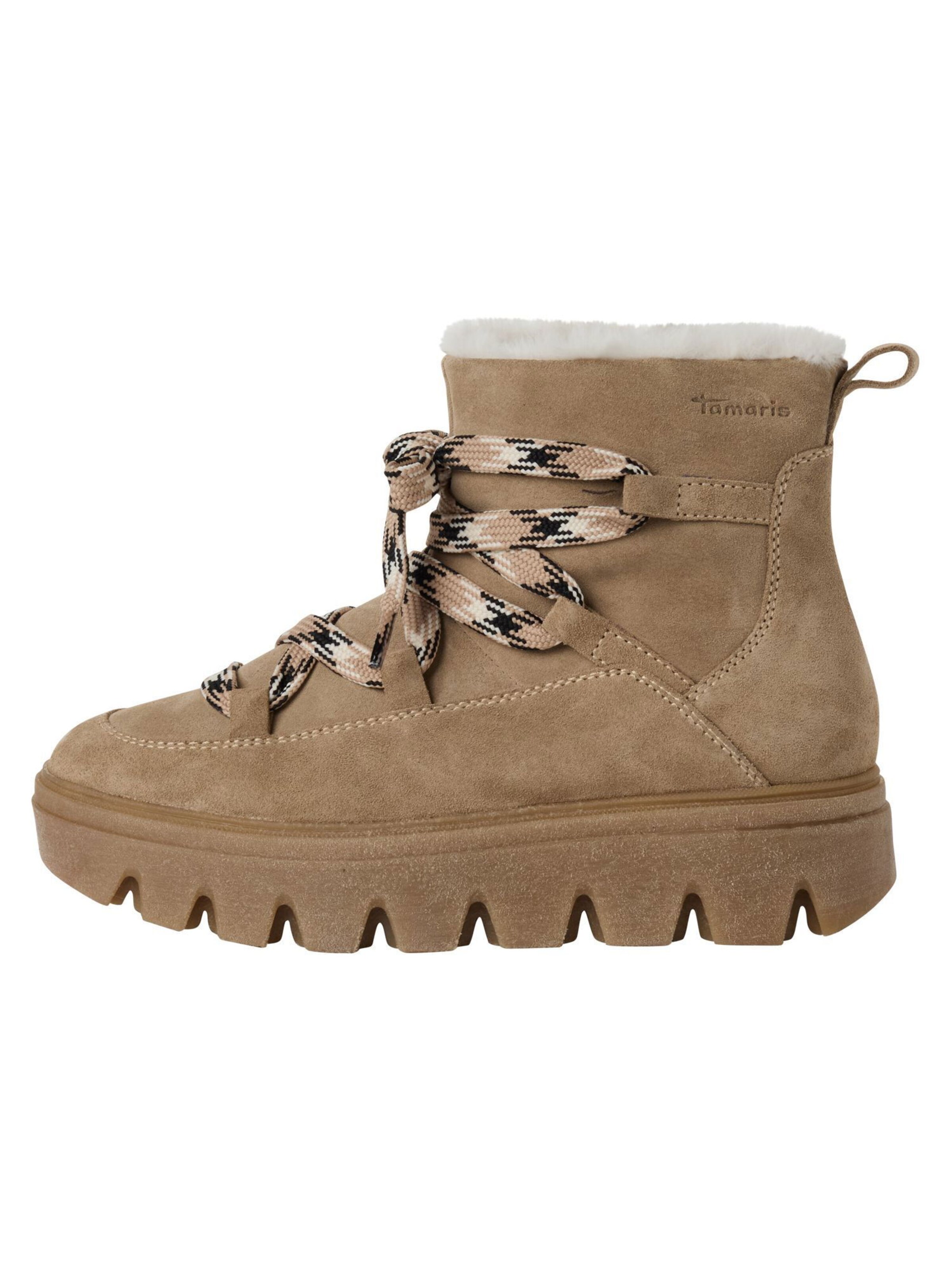 Tamaris Veterlaarsjes in Beige