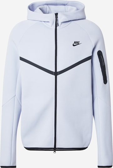 Džemperis 'Tech Fleece' iš Nike Sportswear, spalva – pastelinė mėlyna / juoda, Prekių apžvalga