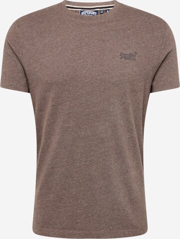 Superdry T-Shirt in Braun: predná strana