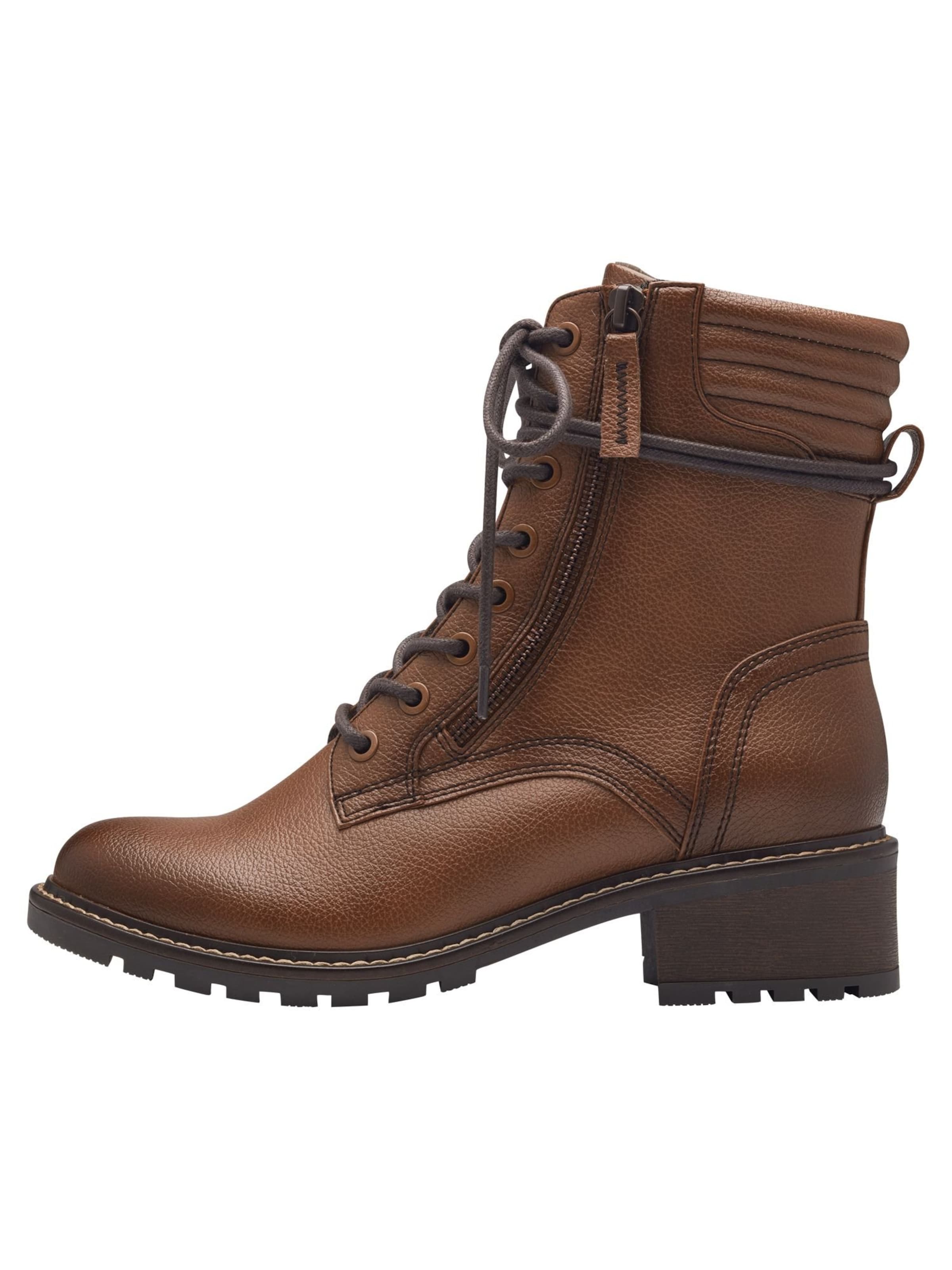 brūns JANA Sienamie zābaki