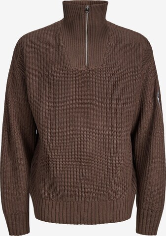 JACK & JONES Pullover 'WALE' in Braun: predná strana