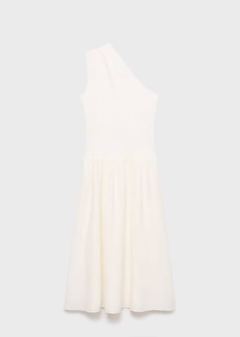 MANGO Knitted dress in Beige