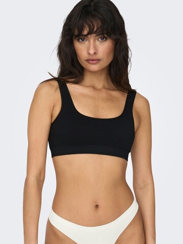 ONLY Bralette Bra in Black: front