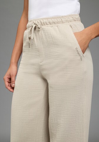 KangaROOS Wide leg Pants in Grey
