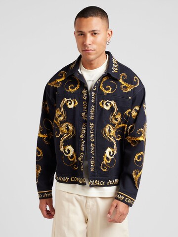 Veste mi-saison Versace Jeans Couture en noir : devant