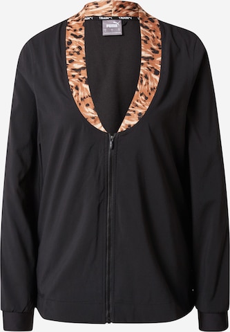 PUMA Training Jacket 'Safari' in Black: front