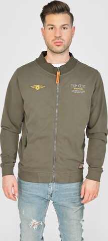 TOP GUN Leichte Jacke mit Zipper TG20213020 ' ' in Grün