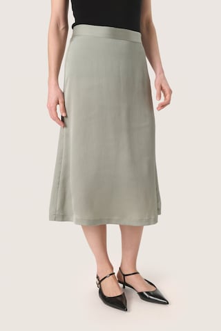 SOAKED IN LUXURY Nederdel 'Ioana' i grå: forside