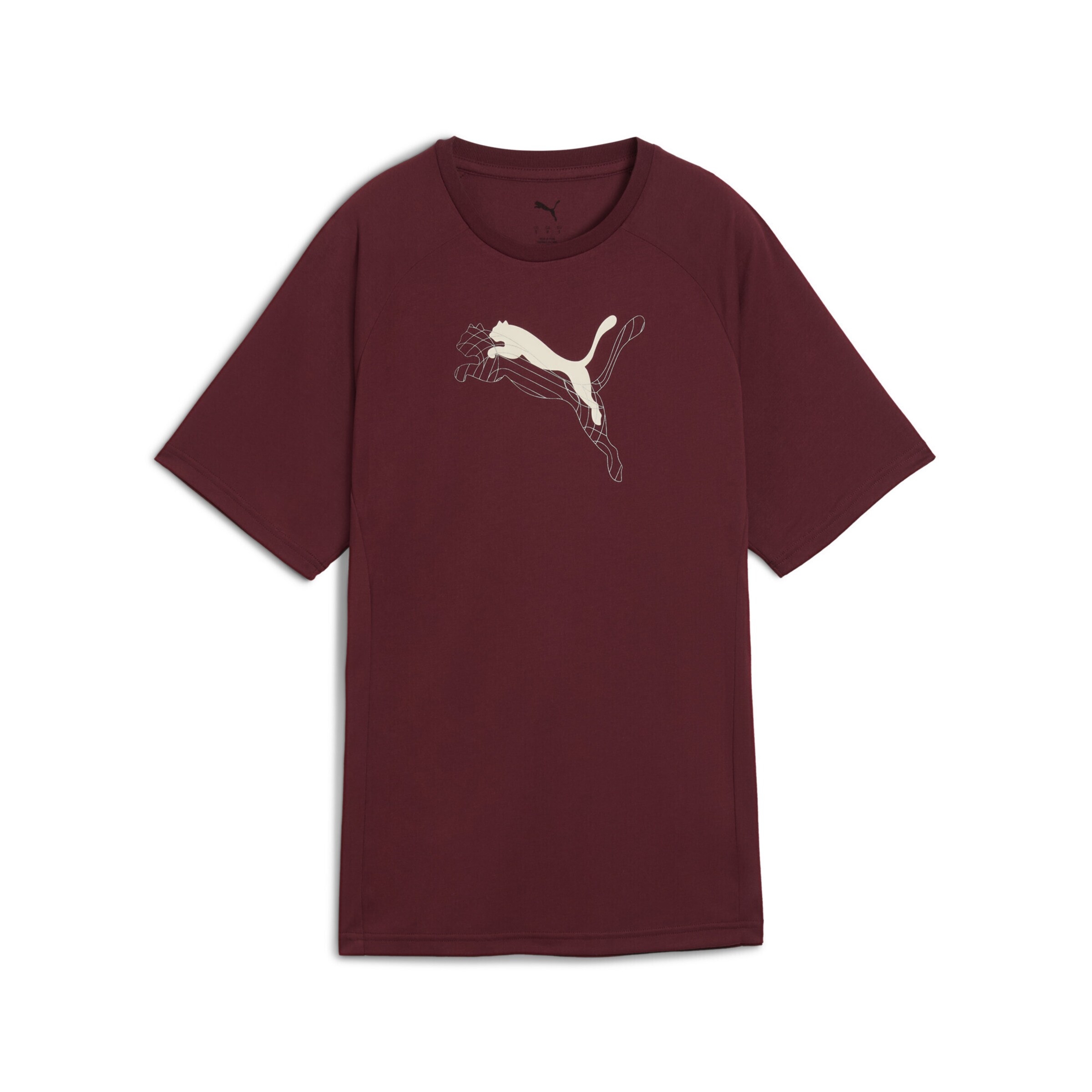 T-shirt 'Evostripe' PUMA en rouge : devant