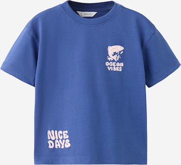 MANGO KIDS Paita 'M2NICE' värissä sininen: etupuoli