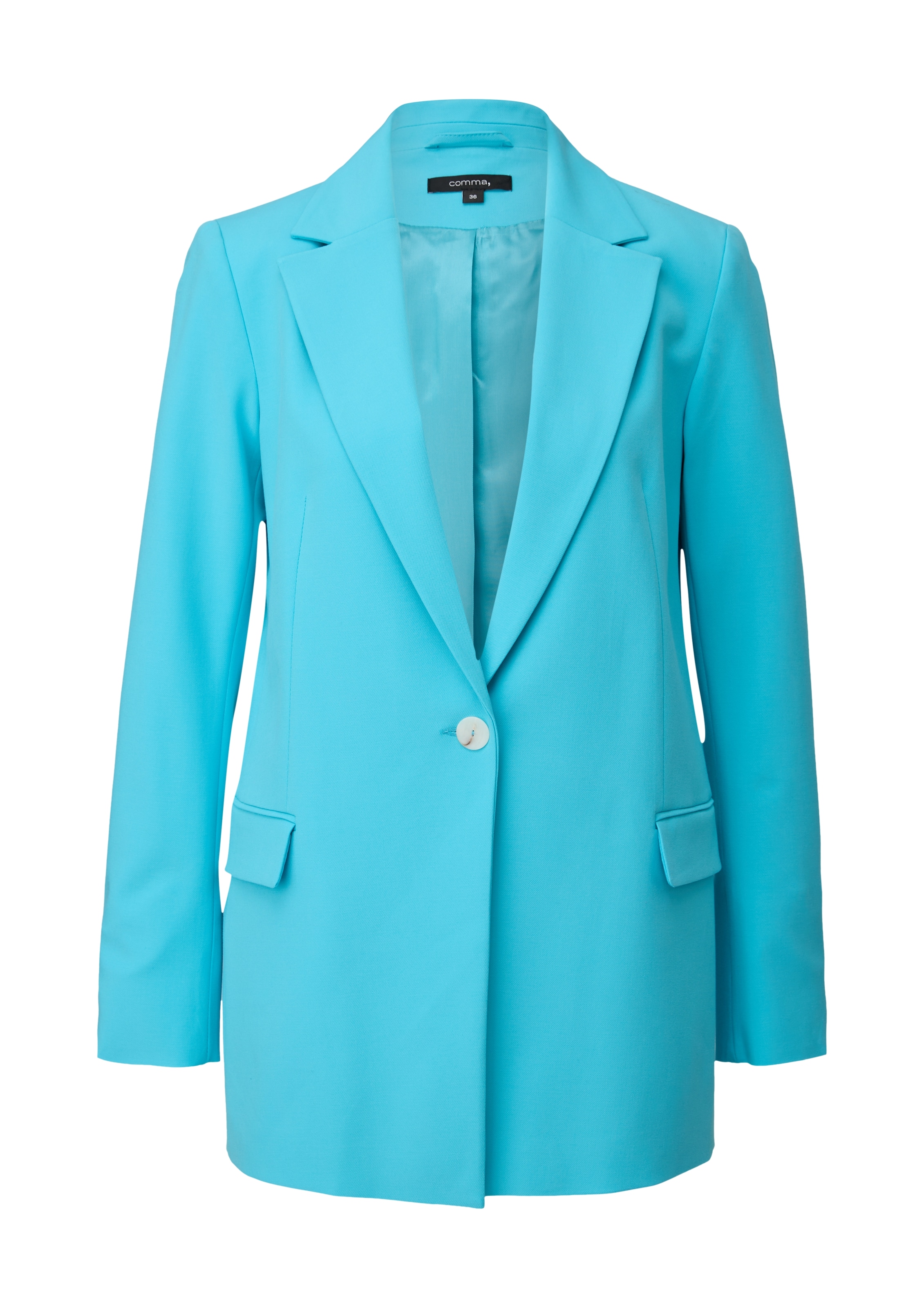 COMMA Blazer in 34 in cyanblau, Produktansicht