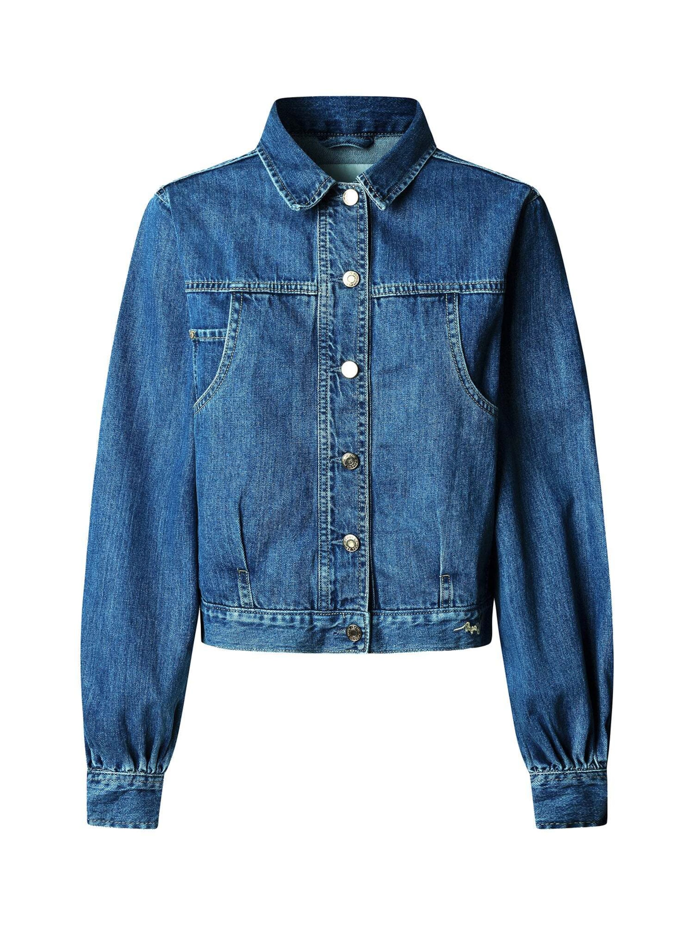 Pepe Jeans Jacke 'Madeline' in Blau: Vorderseite
