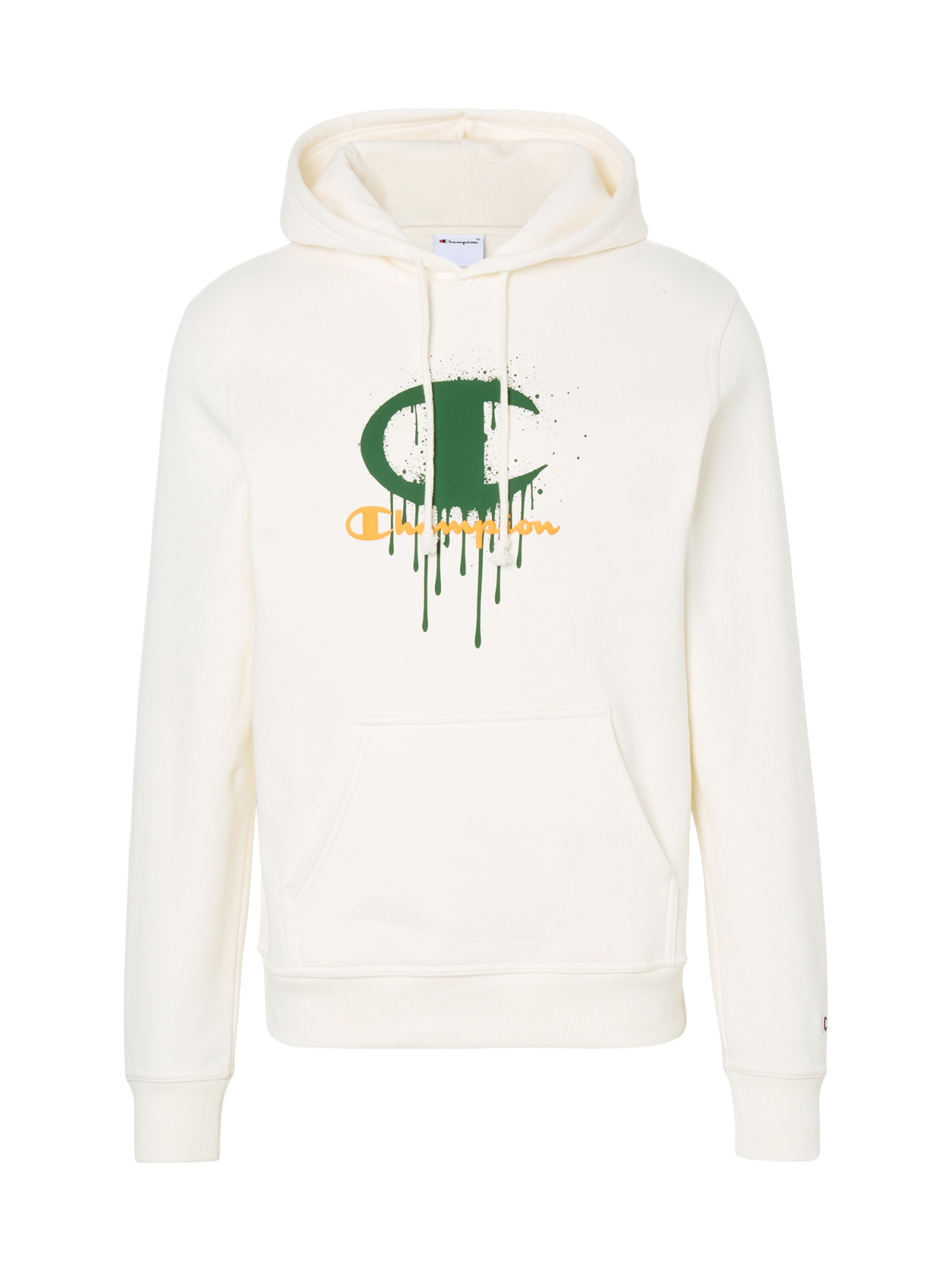 Sweat-shirt Champion en jaune : devant
