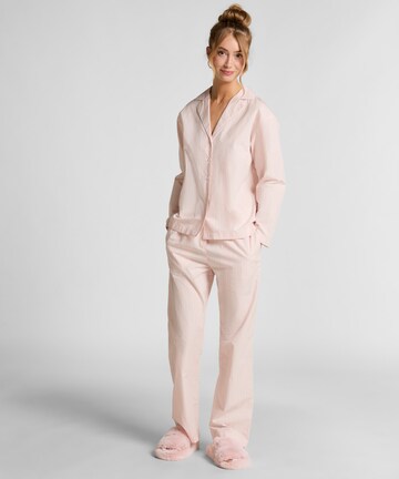 Hunkemöller Pyjamabroek in Roze: voorkant