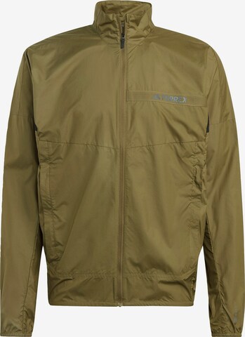 Veste outdoor ADIDAS TERREX en vert : devant